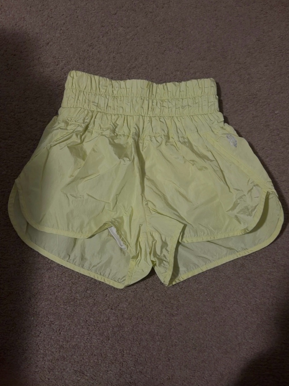 FP Movement by Free People Yellow Athletic Shorts